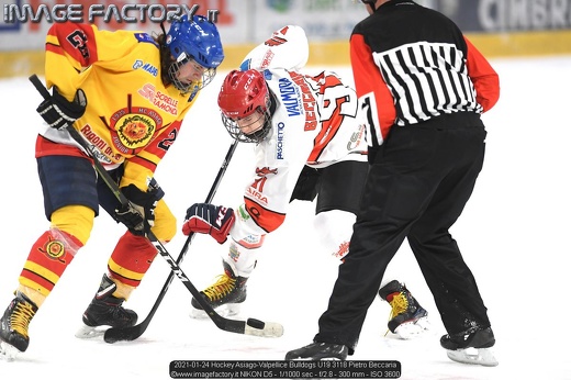2021-01-24 Hockey Asiago-Valpellice Bulldogs U19 3118 Pietro Beccaria